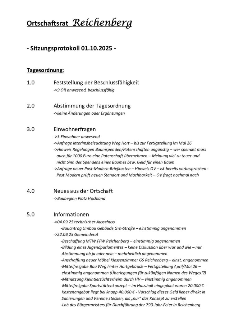 thumbnail of 2025-10-01 Niederschrift Reichenberg